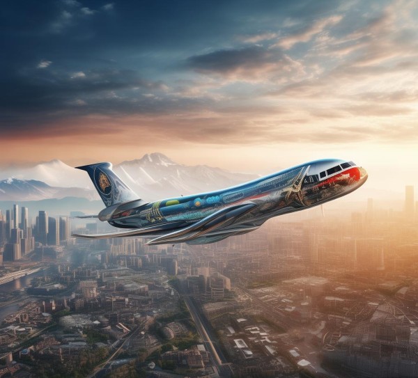 翱翔天际的智慧结晶，中国航空工业与科技创新主题画的艺术与科技融合之旅