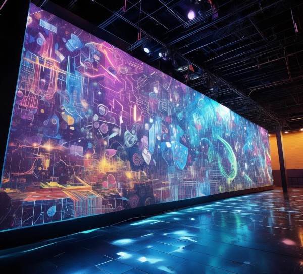 高科技动态壁画图片素材，解锁未来感视觉体验的创意宝库