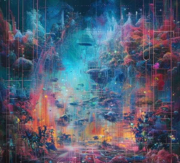 科技赋能艺术新篇,荣获科技与创新绘画一等奖作品的深度解析与时代意义 科技赋能艺术新篇,荣获科技与创新绘画一等奖作品的深度解析与时代意义