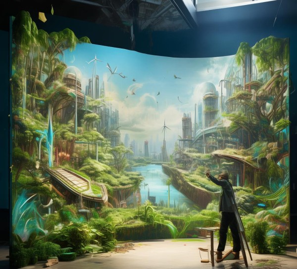 以画为媒，绘就绿色未来——保护环境与科技创新主题绘画的实践与意义