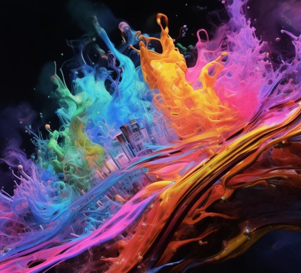 高清生物科技动态背景图，科技与生命的视觉交响